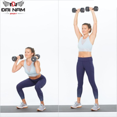 Bộ Tạ Tay 7kg Bọc Cao Su Trơn Lõi Thép Cao Cấp Chính Hãng Đại Nam Sport (Tổng 14kg)-Giao Màu Ngẫu Nhiên