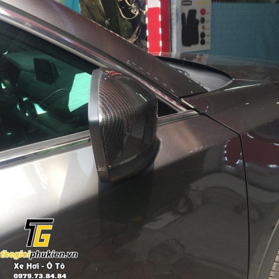 Bộ ốp gương chiếu hậu Mazda CX8, CX-8 vân Carbon cao cấp