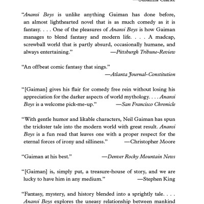Anansi Boys