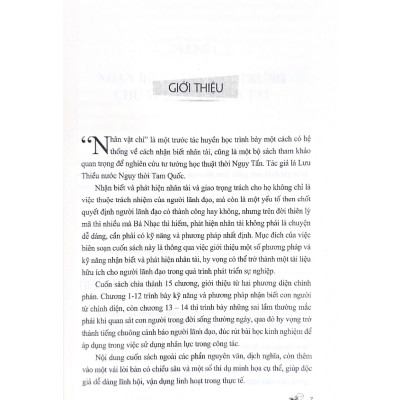 Trí Tuệ "Nhân Vật Chí" - Thường Vạn Lý - Vanlangbooks