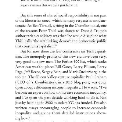 Move Fast And Break Things: How Facebook, Google, And Amazon Cornered Culture And Undermined Democracy