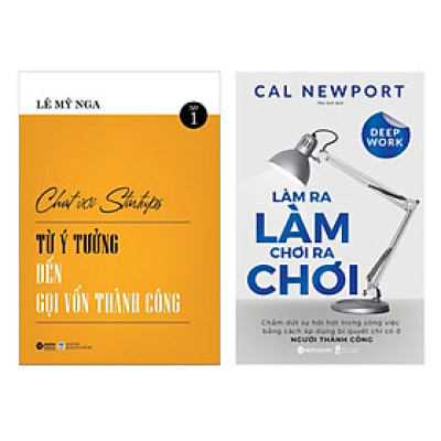 Combo Chat Với Startups - Từ Ý Tưởng Đến Gọi Vốn Thành Công + Làm Ra Làm Chơi Ra Chơi 