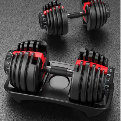 Bộ 2 Tạ Tay Điều Chỉnh Khóa Số Tự Động 24kg DNS968 (Tổng 48kg) Bằng Gang Nguyên Khối Cao Cấp Chính Hãng Đại Nam Sport 