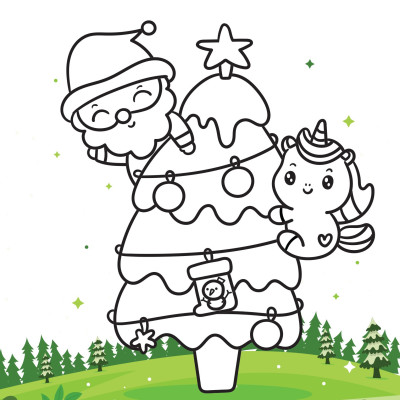 Tô Màu Diệu Kỳ - Lễ Hội Noel _MEGA