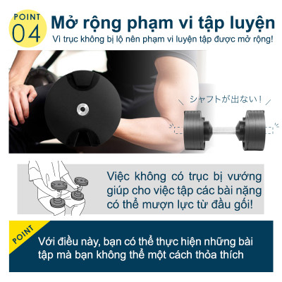 Nuobell flexbell - 01 quả tạ tay 20kg/ 02 quả tạ tay 40kg (10 cấp điều chỉnh trọng lượng) tập gym tập thể dục tập tạ tập luyện cơ bắp.