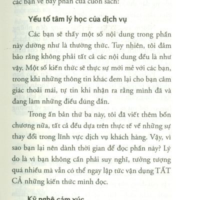 DỊCH VỤ KHÁCH HÀNG 5 SAO - Điều Gì Khiến Khách Hàng Không Thể Rời Bỏ Bạn? (Bản in năm 2022)
