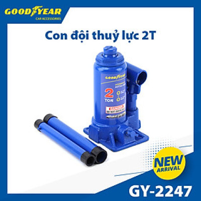 Kích Thuỷ Lực 2 Tấn 4 Tấn 6 Tấn Con Đội Nâng Vật Nặng Kích Gầm Ô tô GOODYEAR - Nhập Khẩu Chính Hãng