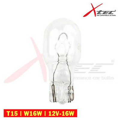 Combo 10 Bóng Đèn Chân Ghim Trung Xtec T15 W16W 12V 18W