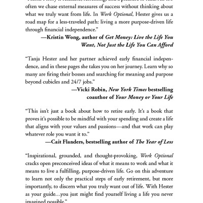 Work Optional: Retire Early The Non-Penny-Pinching Way