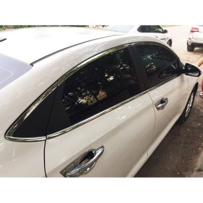 Bộ Ốp, Nẹp viền cong, chân kính Hyundai Accent 2018-2020