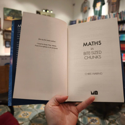 Sách - Maths In Bite-Sized Chunks by Chris Waring - Khoa học toán học tiếng Anh - English Book/ Maths - Science
