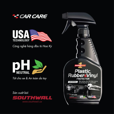 Dung Dịch Bảo Dưỡng Nhựa, Cao Su & Da Tổng Hợp Ô Tô SUPERONE Plastic, Rubber and Vinyl Protector - Universal SOUTHWALL A302