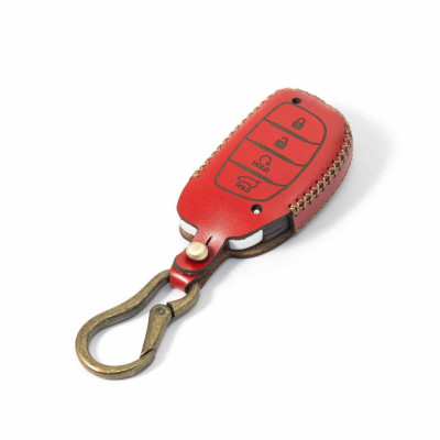 Bao da chìa khóa Hyundai Stargazer X 2024 , chính hãng Khacten.com , chât liệu da bò, may tay thủ công