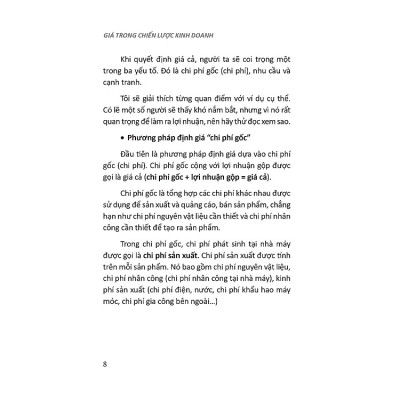 Giá Trong Chiến Lược Kinh Doanh