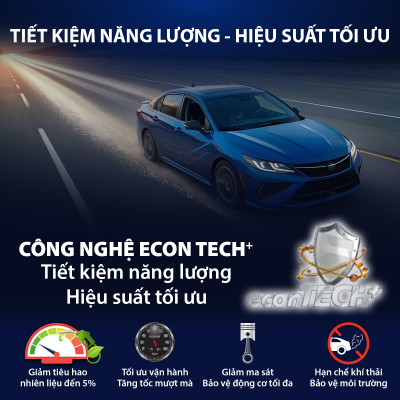Dầu Nhớt Bán Tổng Hợp AISIN Econtech+ CI4/SL 15W40 4 Lít ECSI1544P - Nhập Khẩu Chính Hãng