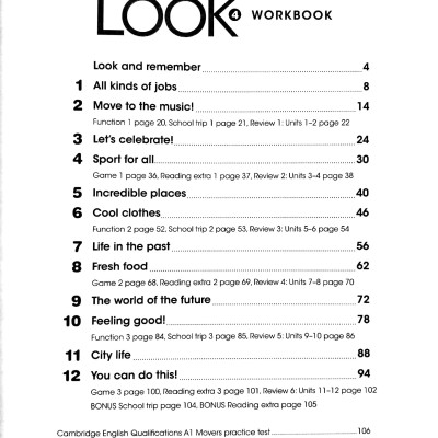 Look 4 British English Workbook With Online Practice
