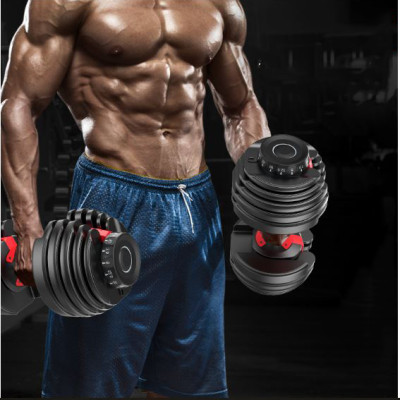 Bộ 2 Tạ Tay Điều Chỉnh Khóa Số Tự Động 24kg DNS968 (Tổng 48kg) Bằng Gang Nguyên Khối Cao Cấp Chính Hãng Đại Nam Sport 