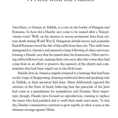 Unorthodox: The Scandalous Rejection Of My Hasidic Roots