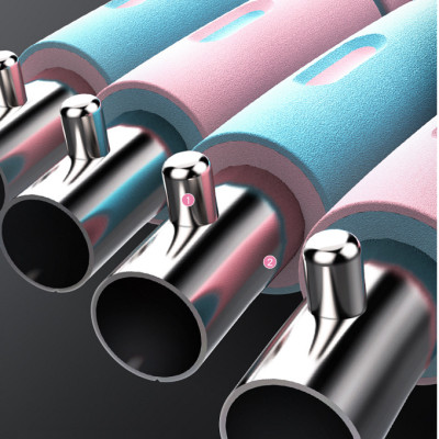 Vòng Lắc Eo Giảm Mỡ Bụng Lõi Thép Không Gỉ Bọc Mút Xốp, Có Thể Điều Chỉnh Cân Nặng - Chính Hãng Amalife