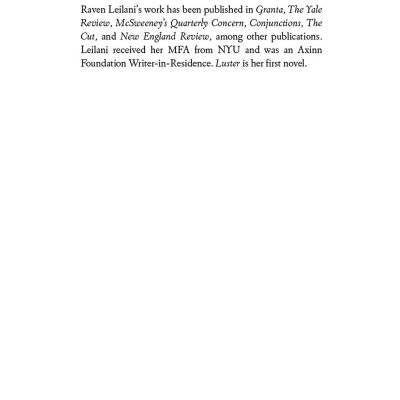 Luster: A Novel