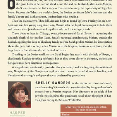 Daughters Of The Occupation: A Novel Of WWII