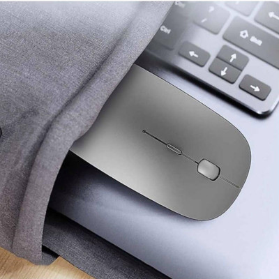 Chuột Không Dây Wiwu Wimice Lite Dành Cho cho iPad, Laptop, PC (màu bạc) - Hàng Chính Hãng