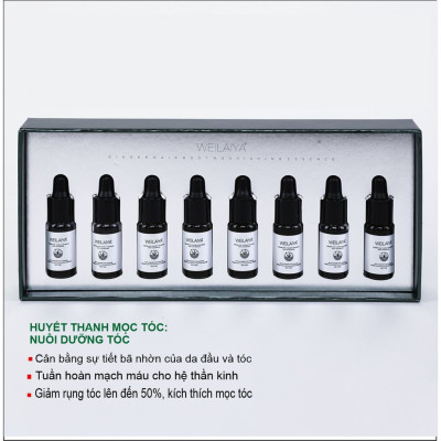 Huyết thanh mọc tóc Weilaiya - Serum kích mọc và làm dày tóc ( tặng kèm cặp minisize dầu gội )