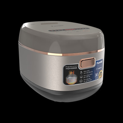 Nồi cơm điện cao tần 1.8 L Funiki HDH6668 - Công suất 1200W - Bảo hành 26 tháng - Hàng chính hãng