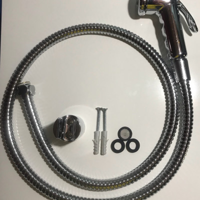 Dây xịt vệ sinh Schell (Mạ Chrome) - 03 295 06 99 - Kèm gác vòi - Nhập khẩu Châu Âu