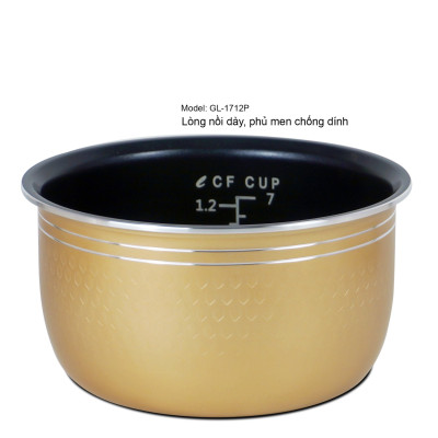 Nồi cơm điện Gali GL-1712P Dung tích 1.2L. Thiết kế đa chức năng nấu, nhỏ gọn, nắp có thể tháo rời. Lòng nồi siêu dày, giữ nhiệt tốt. Hàng chính hãng bảo hành 24 tháng