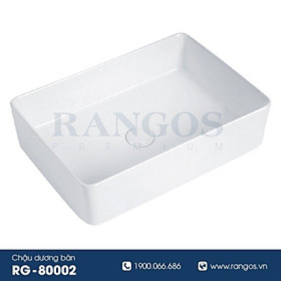CHẬU RỬA LAVABO BÁN ÂM BÀN RANGOS RG-80006
