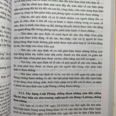 Pháp Luật về phòng, chống tham nhũng và xử lý các hành vi phạm tội