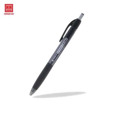 Hộp 12 Bút Semi-gel Hồng Hà dạng bấm đầu ngòi 0.5mm cho nét viết êm, trơn - 2469