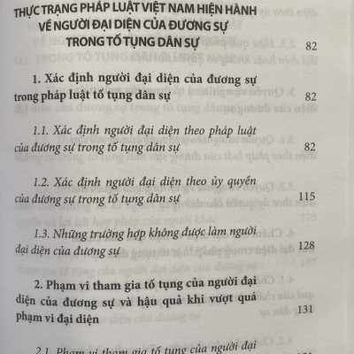 Người Đại Diện Của Dương Sự Trong Pháp Luật Tố Tụng Dân Sự Việt Nam