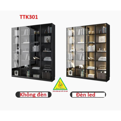 Tủ trang trí cánh kính TTK301 - Nội thất lắp ráp Viễn Đông ADV