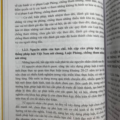 Pháp Luật về phòng, chống tham nhũng và xử lý các hành vi phạm tội