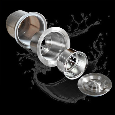 Combo chậu rửa chén bát inox sus304 Valenza 10048 có hộc rác, cài dao thớt, kèm vòi rửa bát nóng lạnh inox sus304 cần lò xo, bộ xả chậu, bình xà phòng, rá rau củ inox đa năng