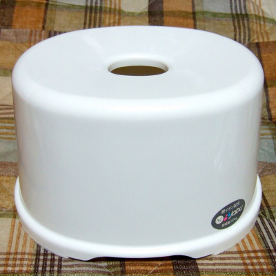 Combo chậu tròn Nakaya + Ghế nhựa  Sanada, làm từ nhựa PP cao cấp kháng khuẩn, bền đẹp và an toàn cho sức khỏe người dùng - nội địa Nhật Bản 