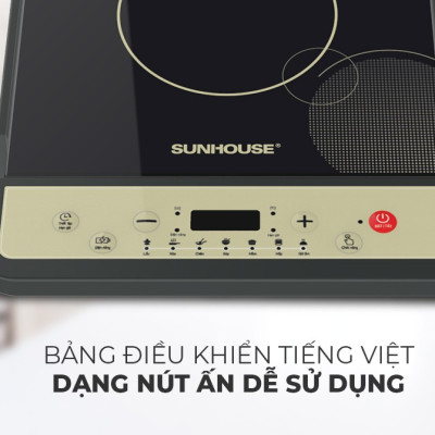 BẾP TỪ ĐƠN SUNHOUSE SHD6158 - Hàng Chính Hãng