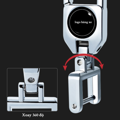Móc Chìa Khóa Kim Loại Kèm Logo Theo Hãng Xe Sang Trọng | Móc Chìa Khóa Kèm Logo Theo Hãng Xe Sang Trọng, Tinh Tế, Chất Liệu Hợp Kim Chắc Chắn