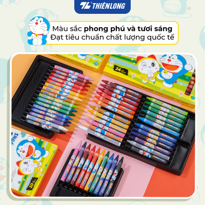 Bút Sáp màu Thiên Long Doraemon CR-C05/DO - 16 màu