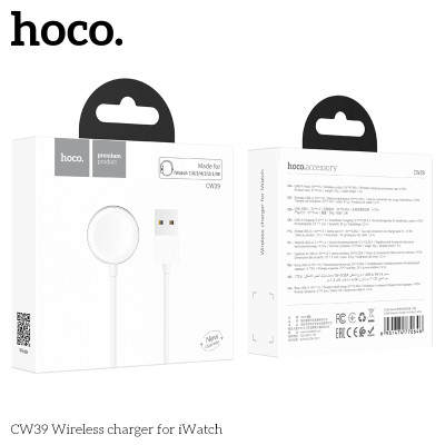 Dock sạc nhanh khung nhôm Hoco CW59/ CW46/ CW39 dành cho Apple watch cổng type C_ Hàng chính hãng
