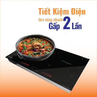 Bếp điện từ đôi CIVIN CV629 - Hàng nhập khẩu