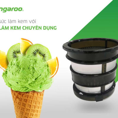 MÁY ÉP TRÁI CÂY KANGAROO KG200SJF (MÁY ÉP CHẬM 665ml - 200W) Hàng Chính Hãng