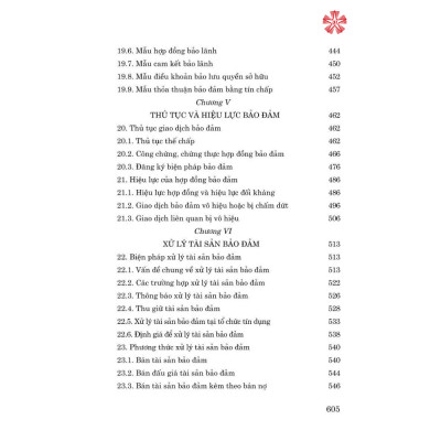 9 Biện Pháp Bảo Đảm Nghĩa Vụ Hợp Đồng (Quy Định, Thực Tế Và Thiết Kế Giao Dịch Theo Bộ Luật Dân Sự Hiện Hành) - (Tái bản lần thứ 3, có sửa chữa, bổ sung) 