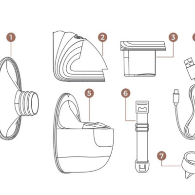 Máy hút sữa không dây Moaz BéBé MB052 - BẢO HÀNH CHÍNH HÃNG 12 THÁNG