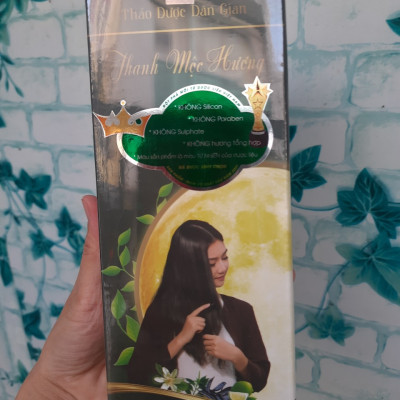 Dầu gội thảo dược Thanh Mộc Hương không Silicon,  Tặng Kèm Cột Tóc Tai Thỏ Màu Ngẫu Nhiên