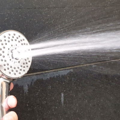 Bộ tay dây sen cao cấp 5 chế độ chảy chất liệu nhựa ABS mạ Chrome Eurolife EL-123SH