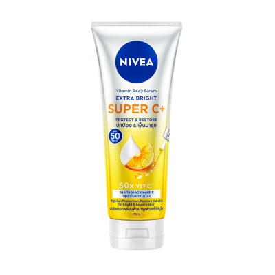 Tinh Chất Dưỡng Thể Nivea Vitamin Body Serum Extra Bright Super C+ 170ml