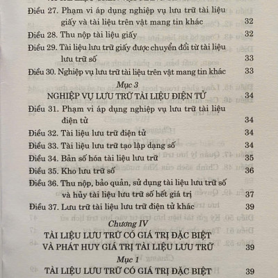 Luật Lưu Trữ Năm 2024